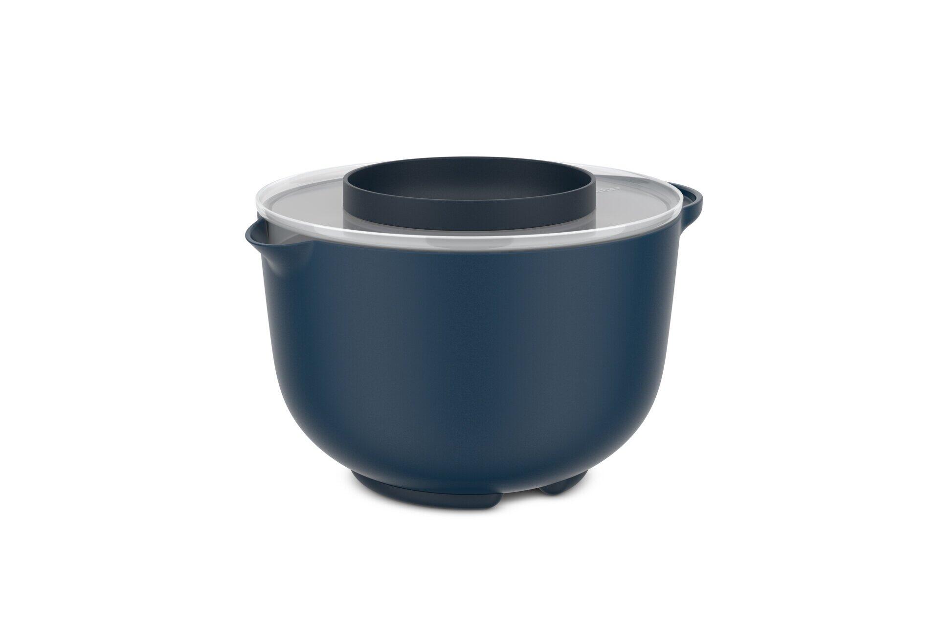Mepal - Rührschüssel mit Deckel Chef it - 3 l - Navy | Anti-Rutsch Boden - Mikrowellen- und Spülmaschinengeeignet - Schüssel - Material beständig bis zu 110°C - Bild 4