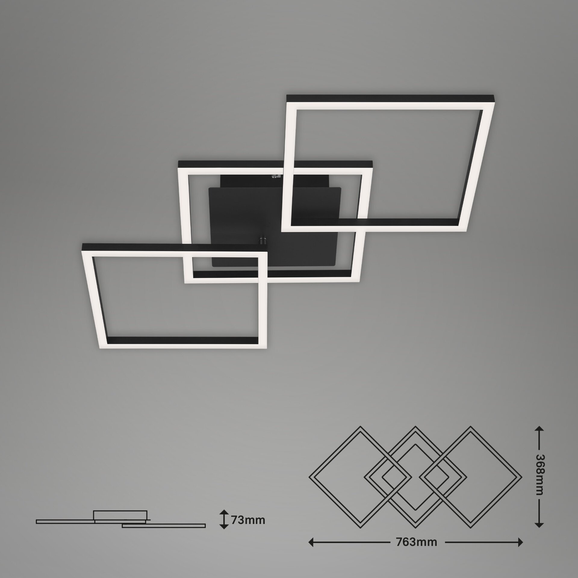 Deckenleuchte, Frame