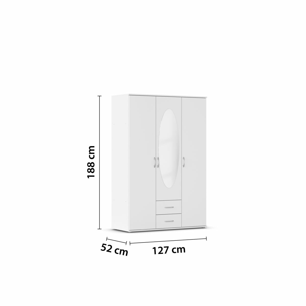 Drehtürenschrank, Twin