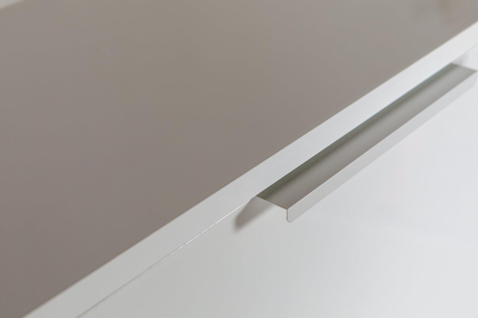 Schuhschrank, Espresso, 105,5cm Hoch