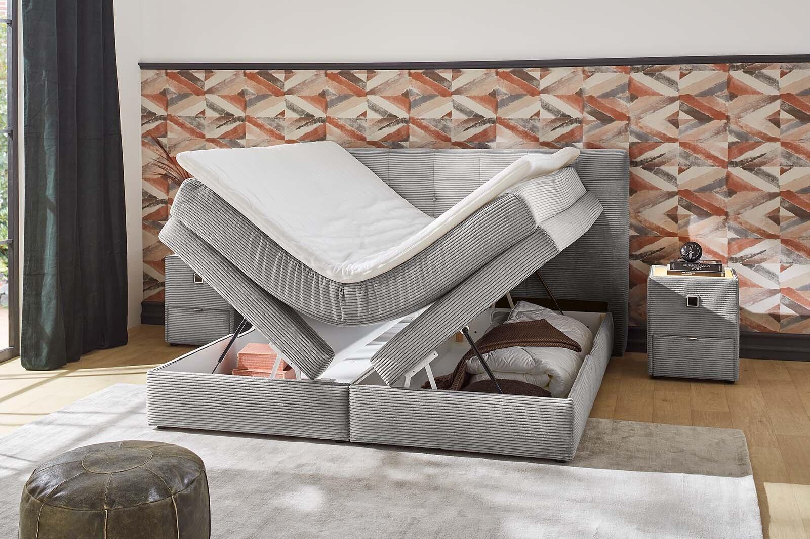 Boxspringbett m bk, Amy