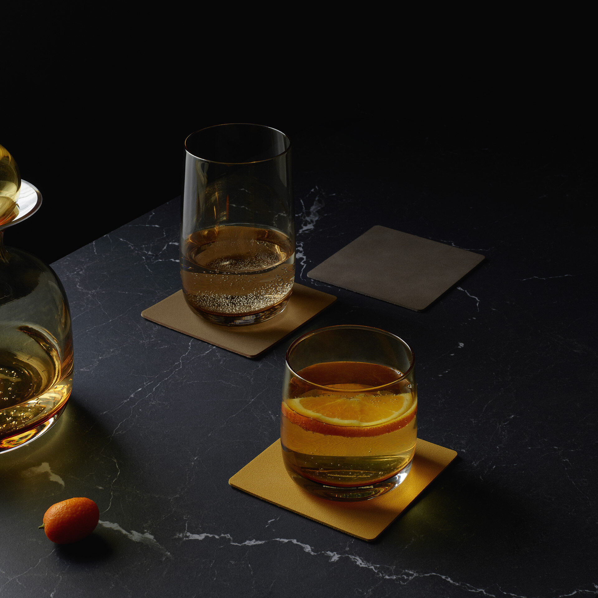 Untersetzer Set, Soft Leather