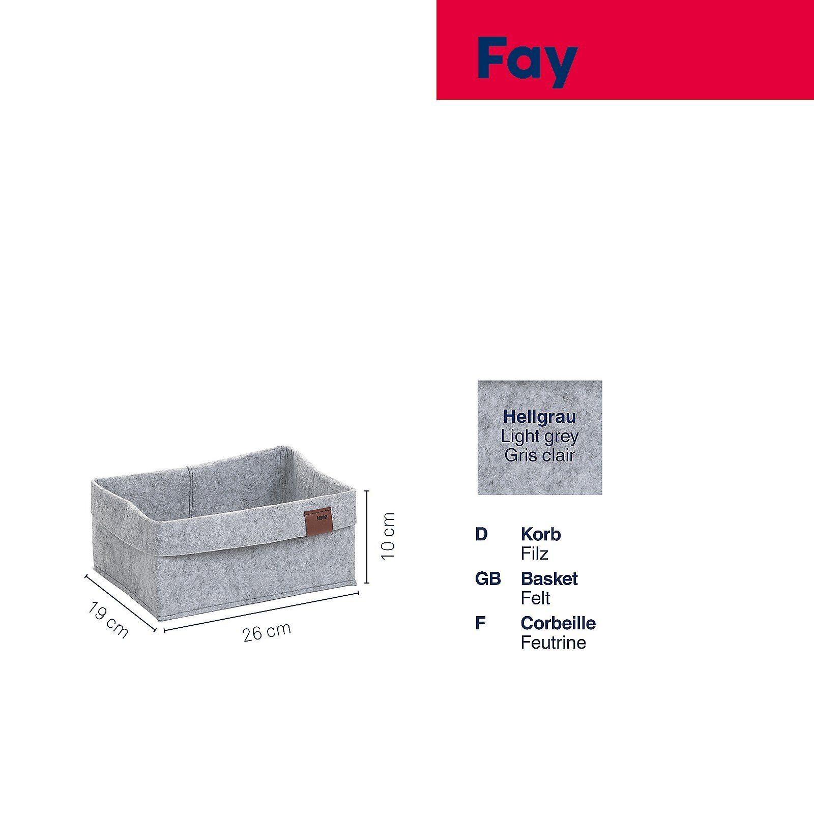 Korb, Fay