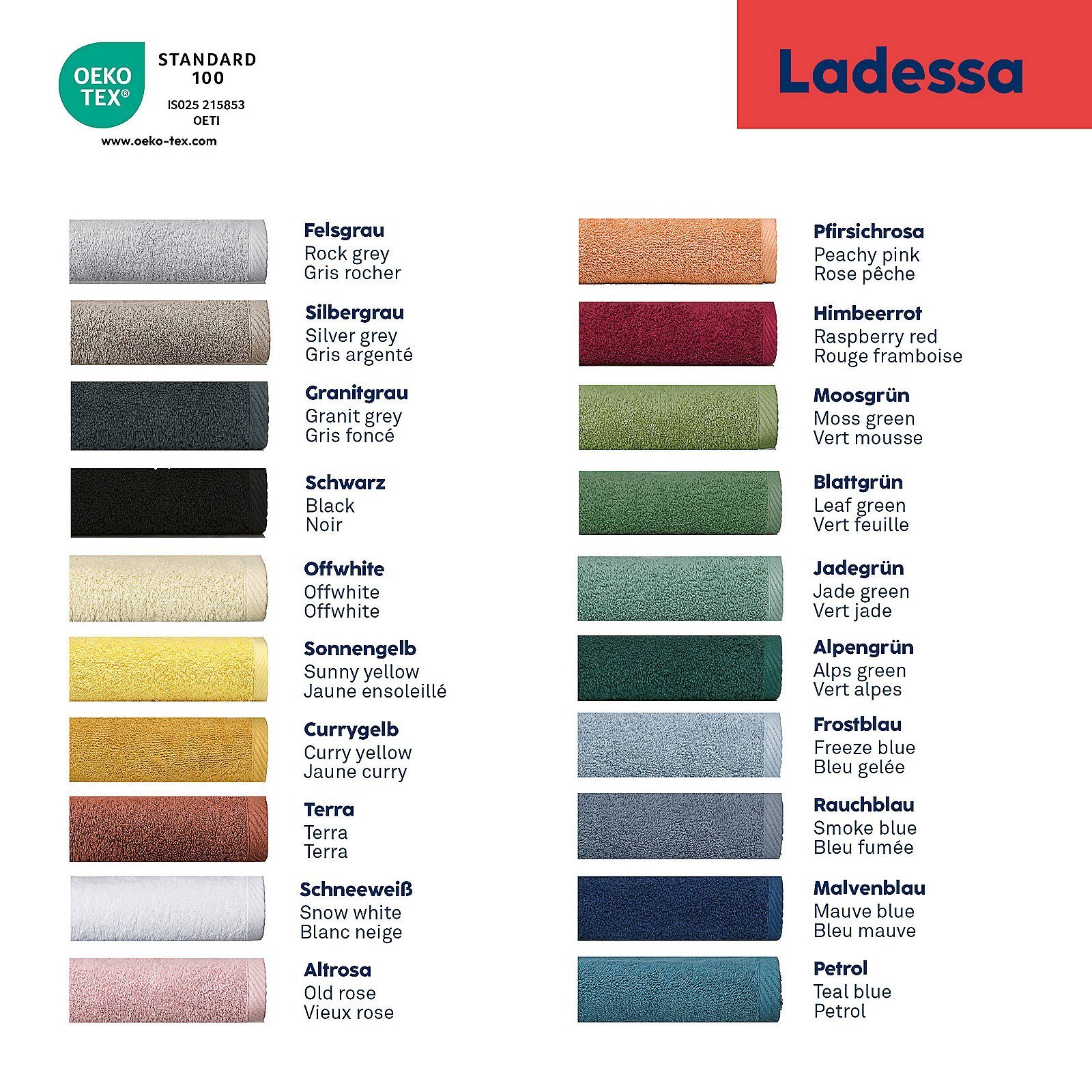 Waschhandschuh, Ladessa