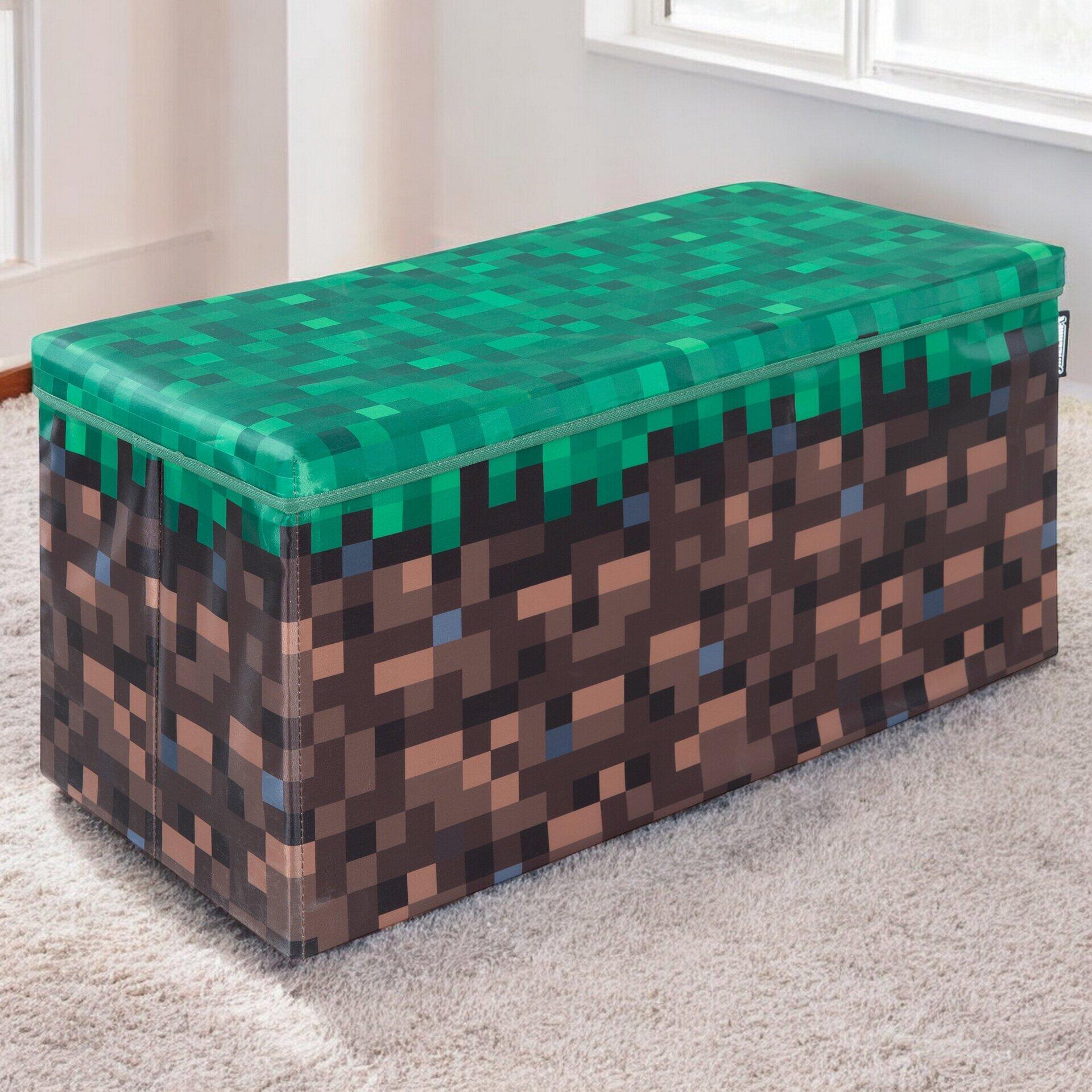 Sitz- und Aufbewahrungsbox, Minecraft | Grün