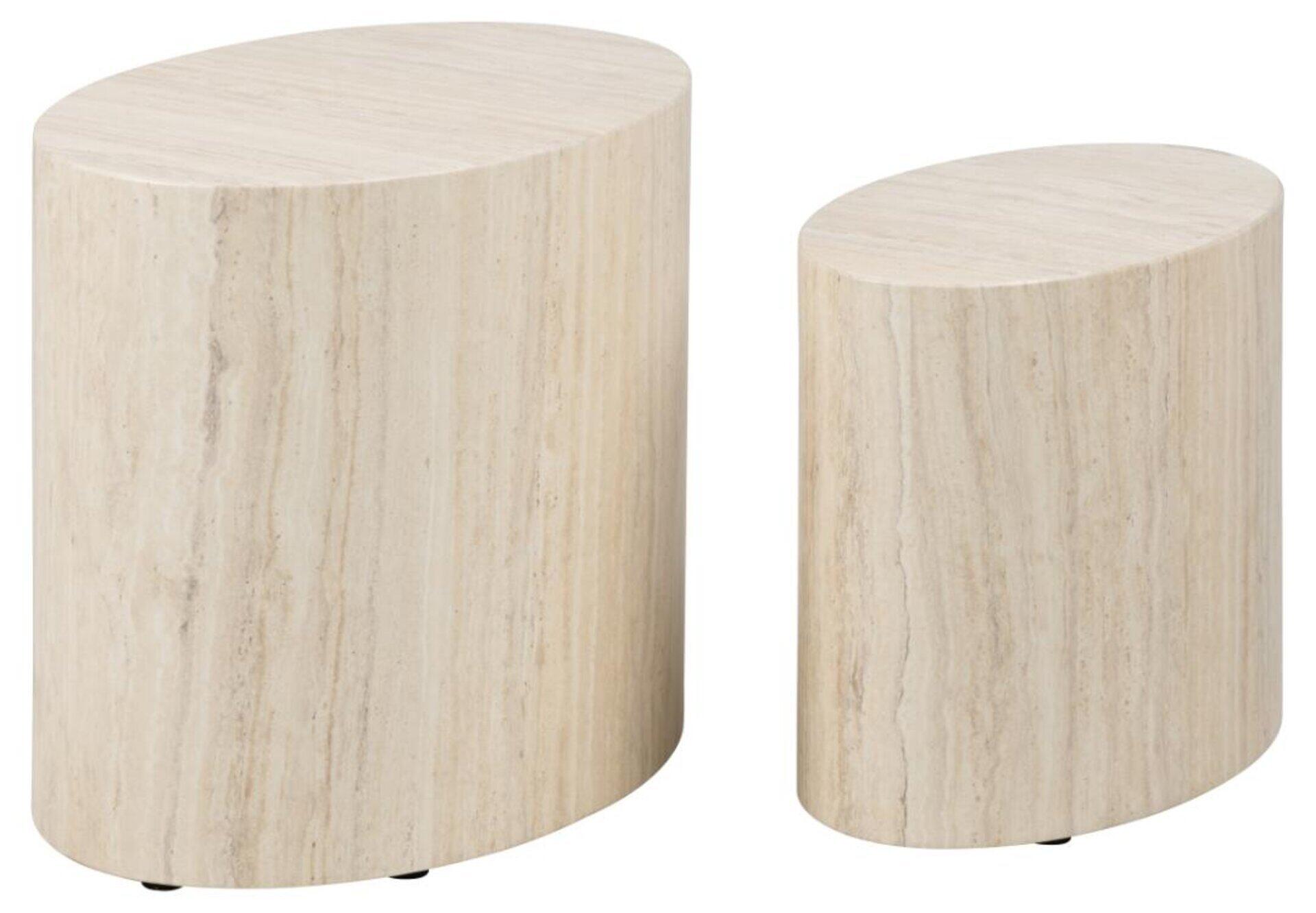 Actona Beige Couchtisch, Mice – – Ca. 33X40x48cm