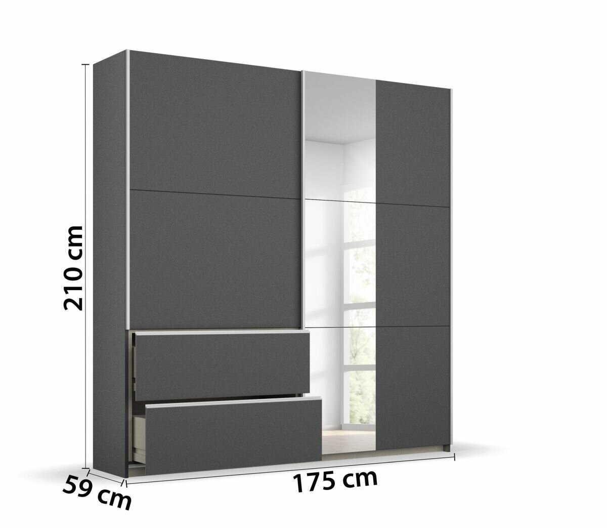Schwebetürenschrank, Sevilla