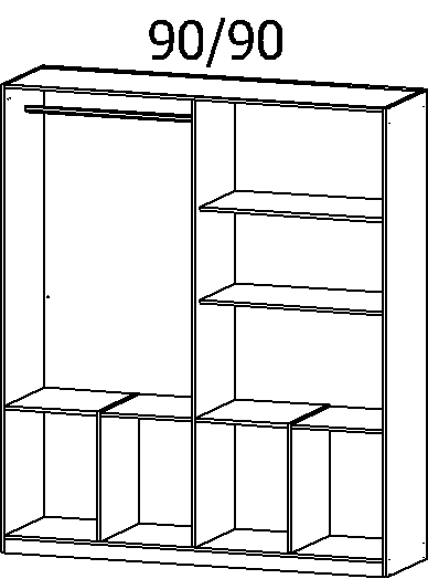 Drehtürenschrank, Celle