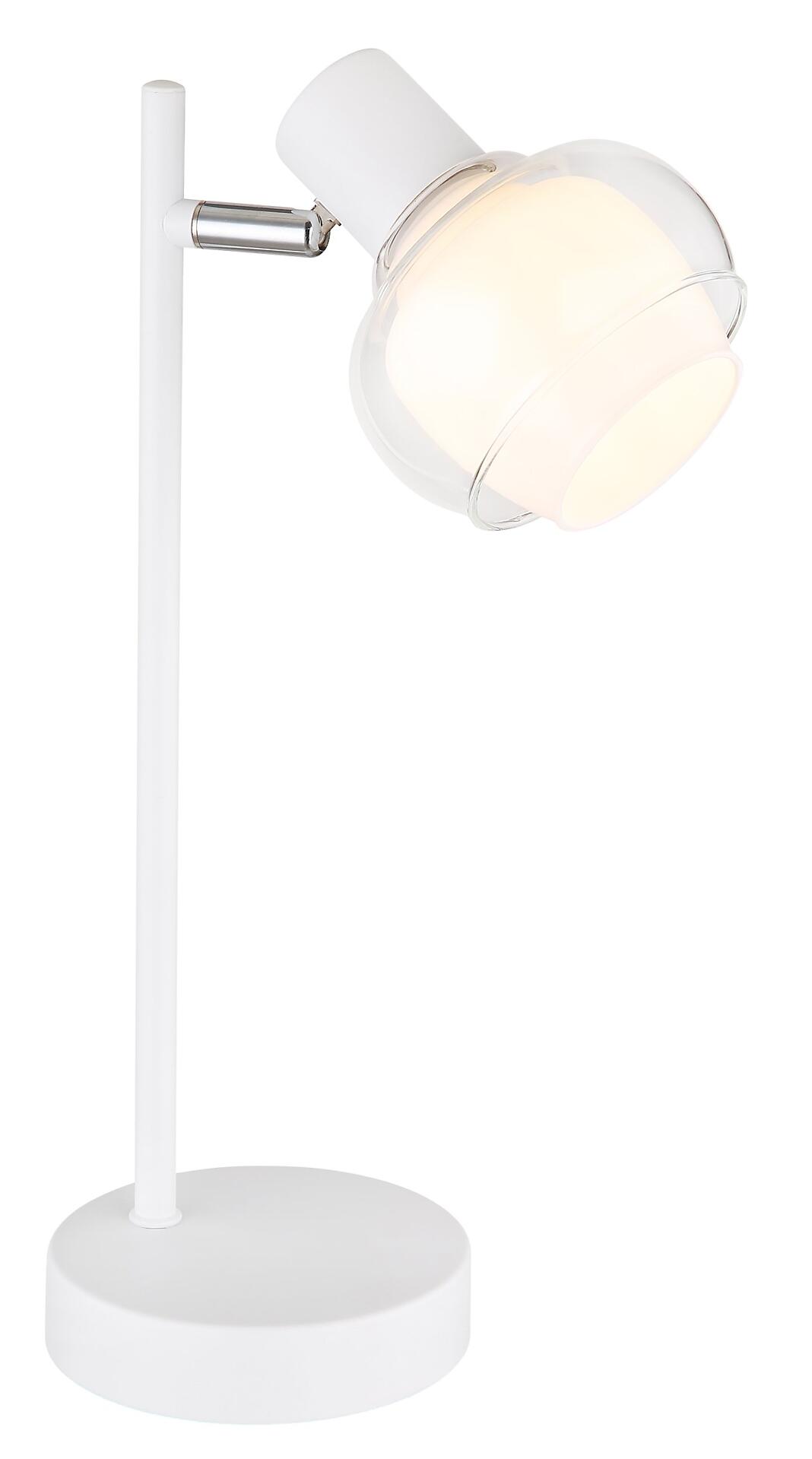 Tischleuchte TOKKI mit schwenkbarem Arm und ausrichtbarem Lampenschirm für flexibles Licht.