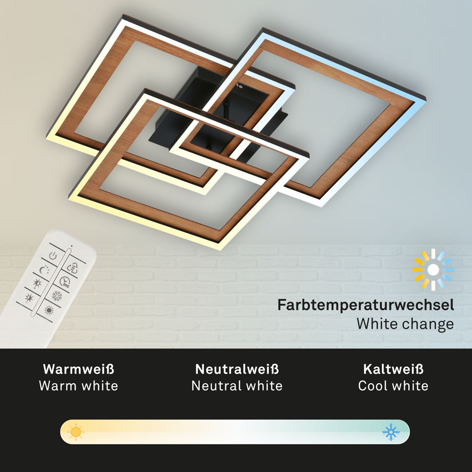 Deckenleuchte, Frame