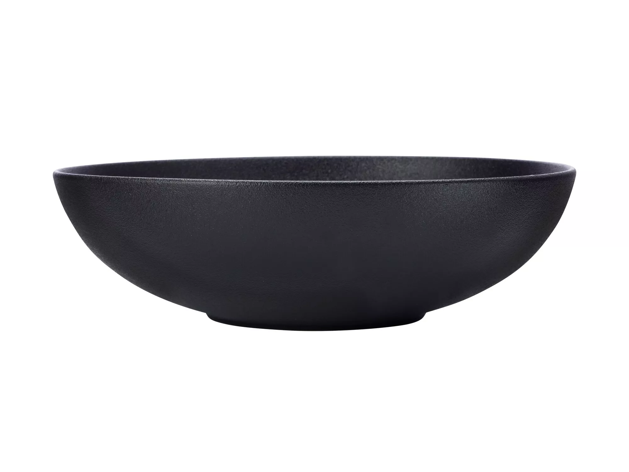 Schale, Keramik , Uni, Caviar Black