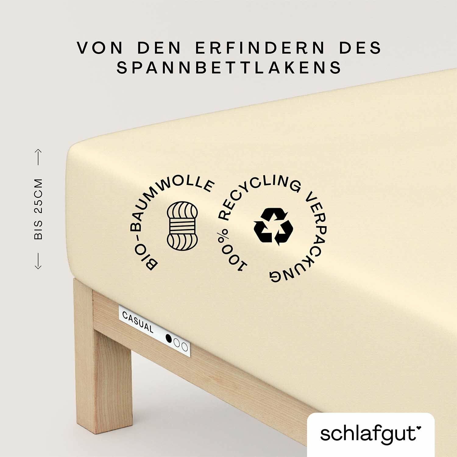 Spannbettlaken, Casual