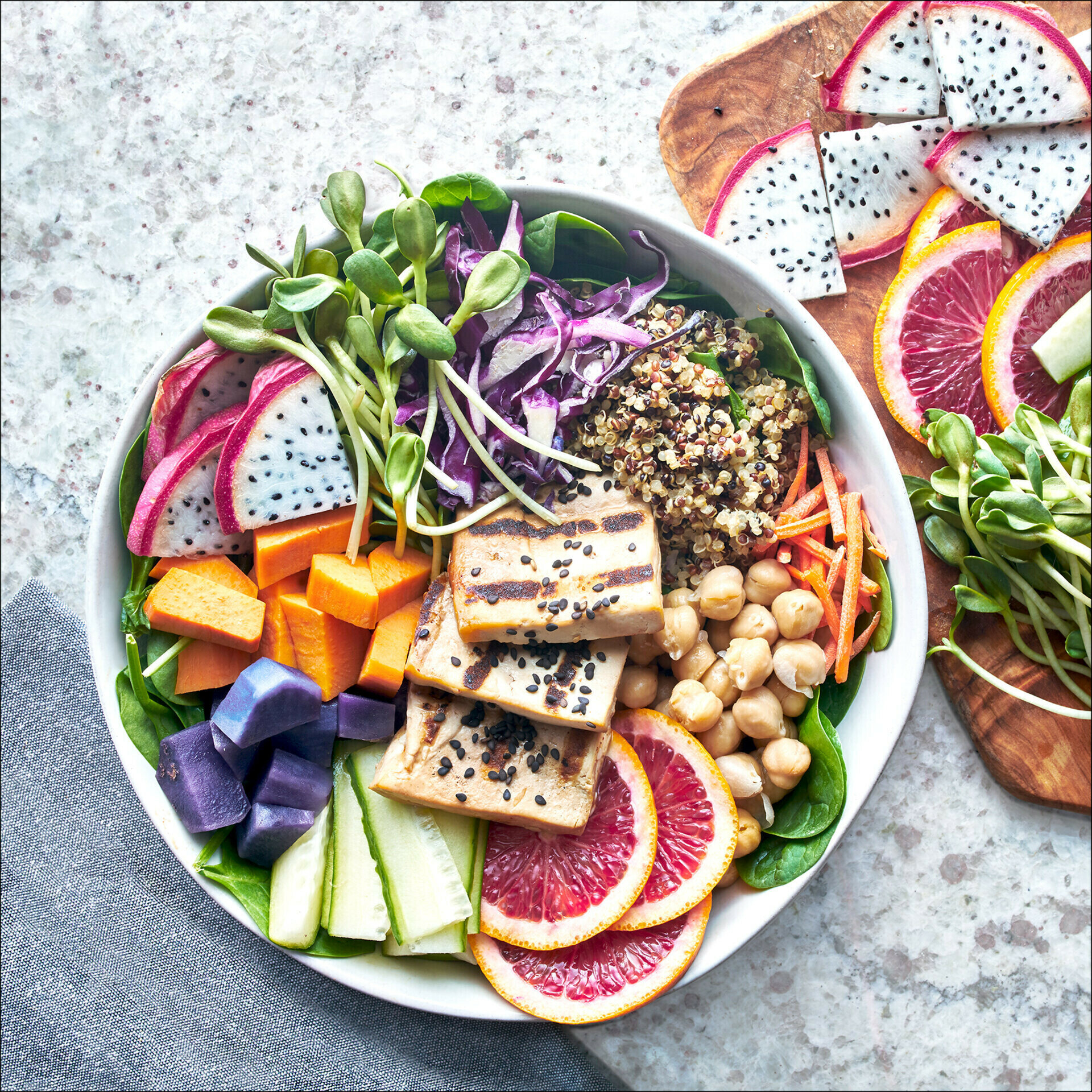 Canvas-Art, Vegetable Bowl III