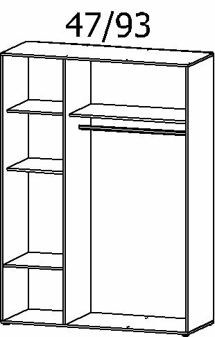 Drehtürenschrank, Voyager