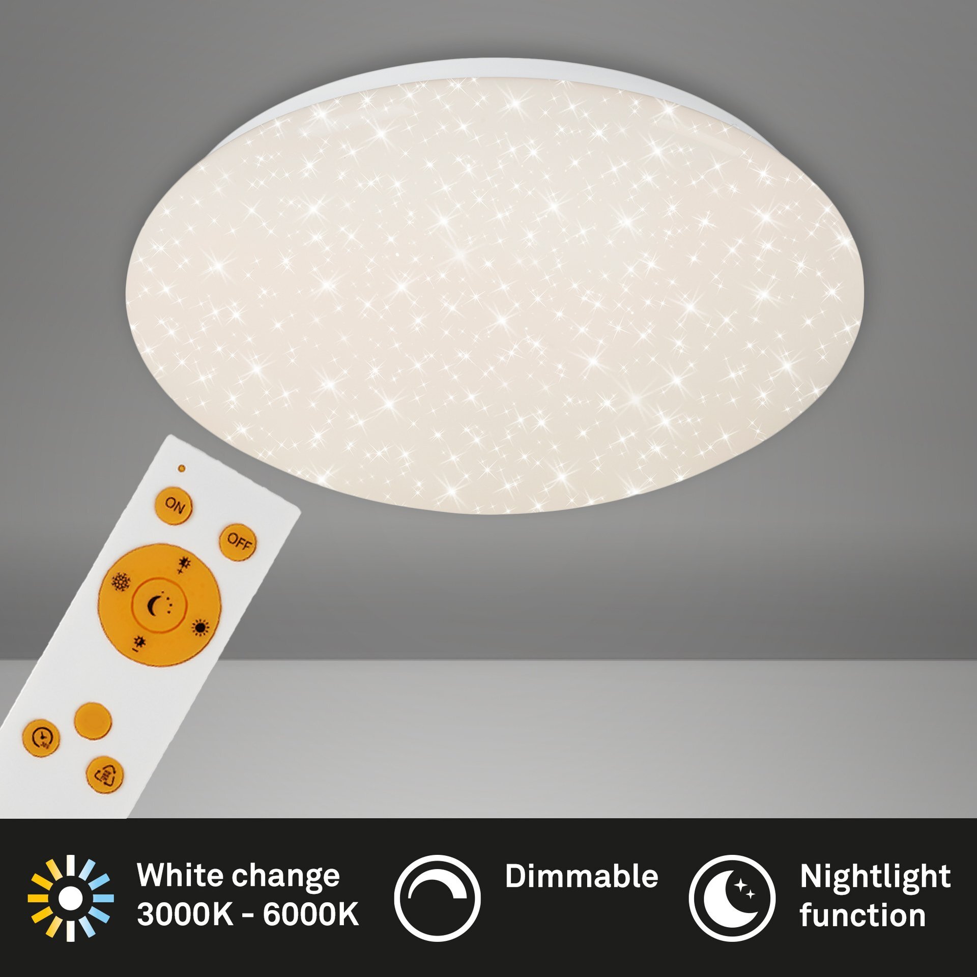 Wand- und Deckenleuchte, Verb