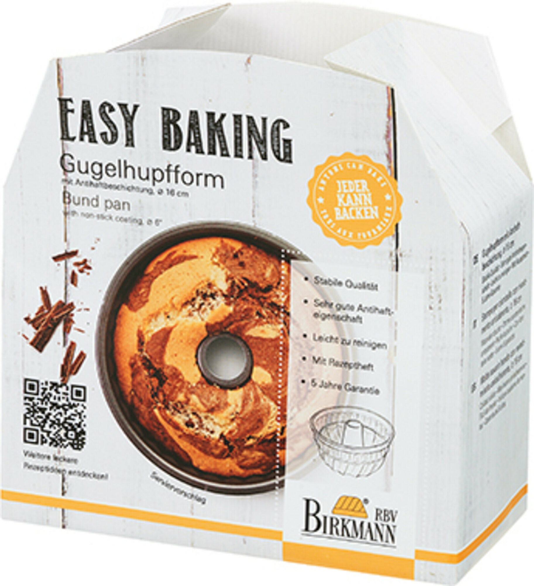 Gugelhupfform, Easy Baking