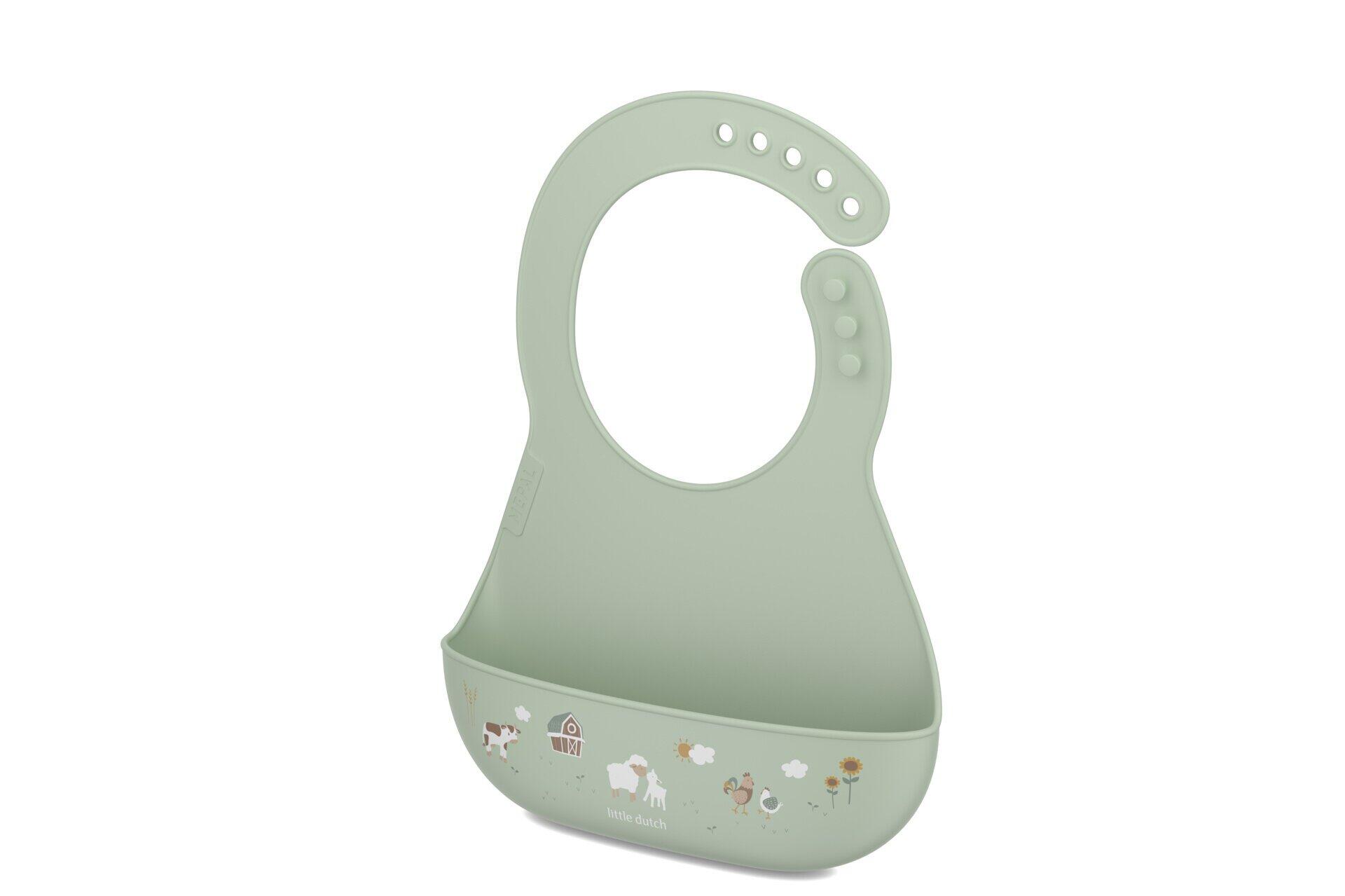 Mepal Unisex Mio X Little Dutch Silikonlätzchen Mehrfarbig Baby Größe 21 X Größe 29,8 X 3,6 Mm - Bild 4