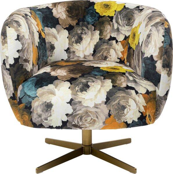 Drehsessel, Peony Flower Gelb