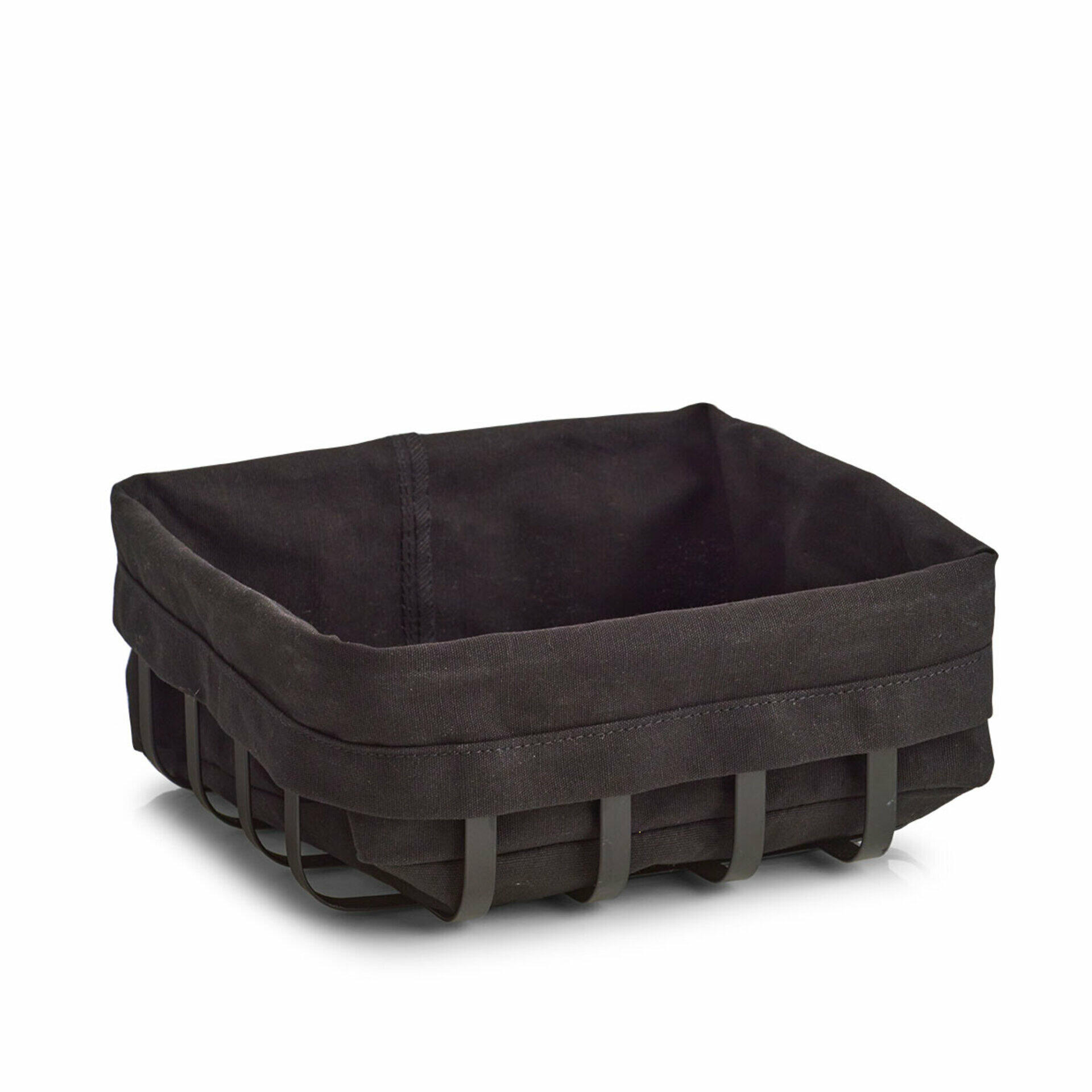 Zeller Present Schwarz Brotkorb – – Ca.22x9,5X22cm