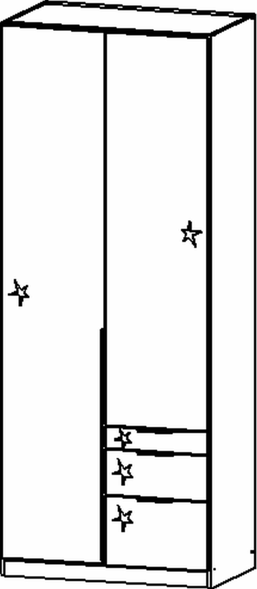 Drehtürenschrank, Alabama