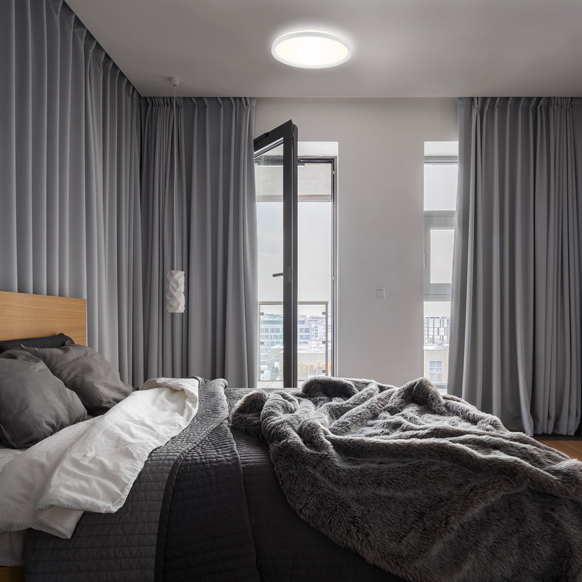 Wand- und Deckenleuchte, Slim