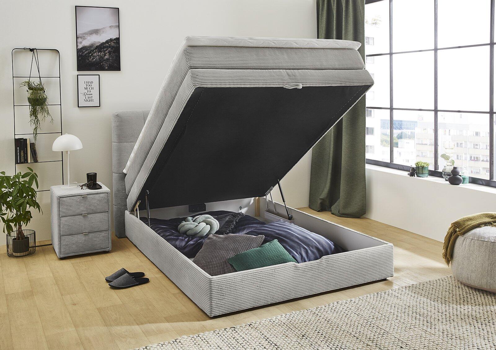 Boxspringbett m bk, Amy