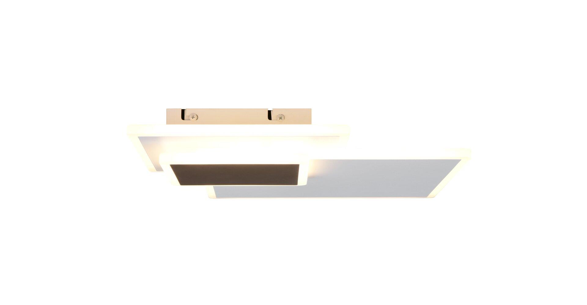 Deckenleuchte Serea mit stufenlos einstellbarer Lichtfarbe und Bedienelementen auf der Oberseite.