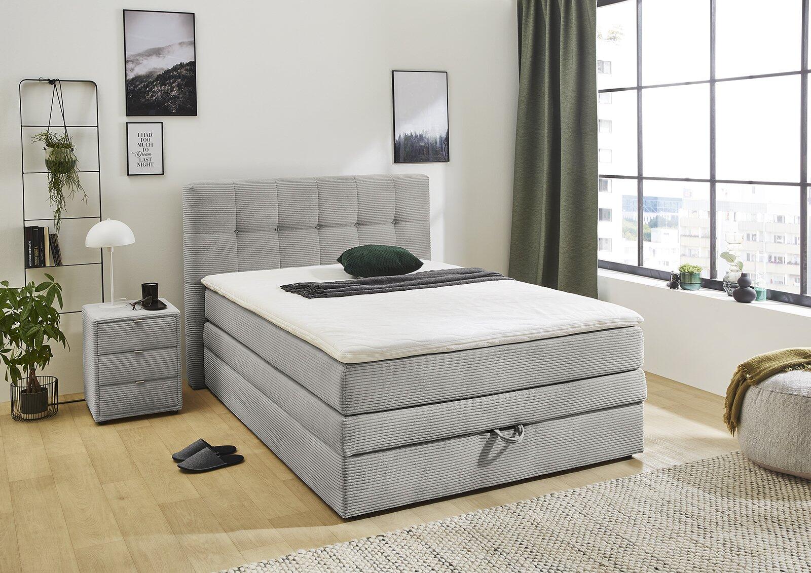 Boxspringbett m bk, Amy