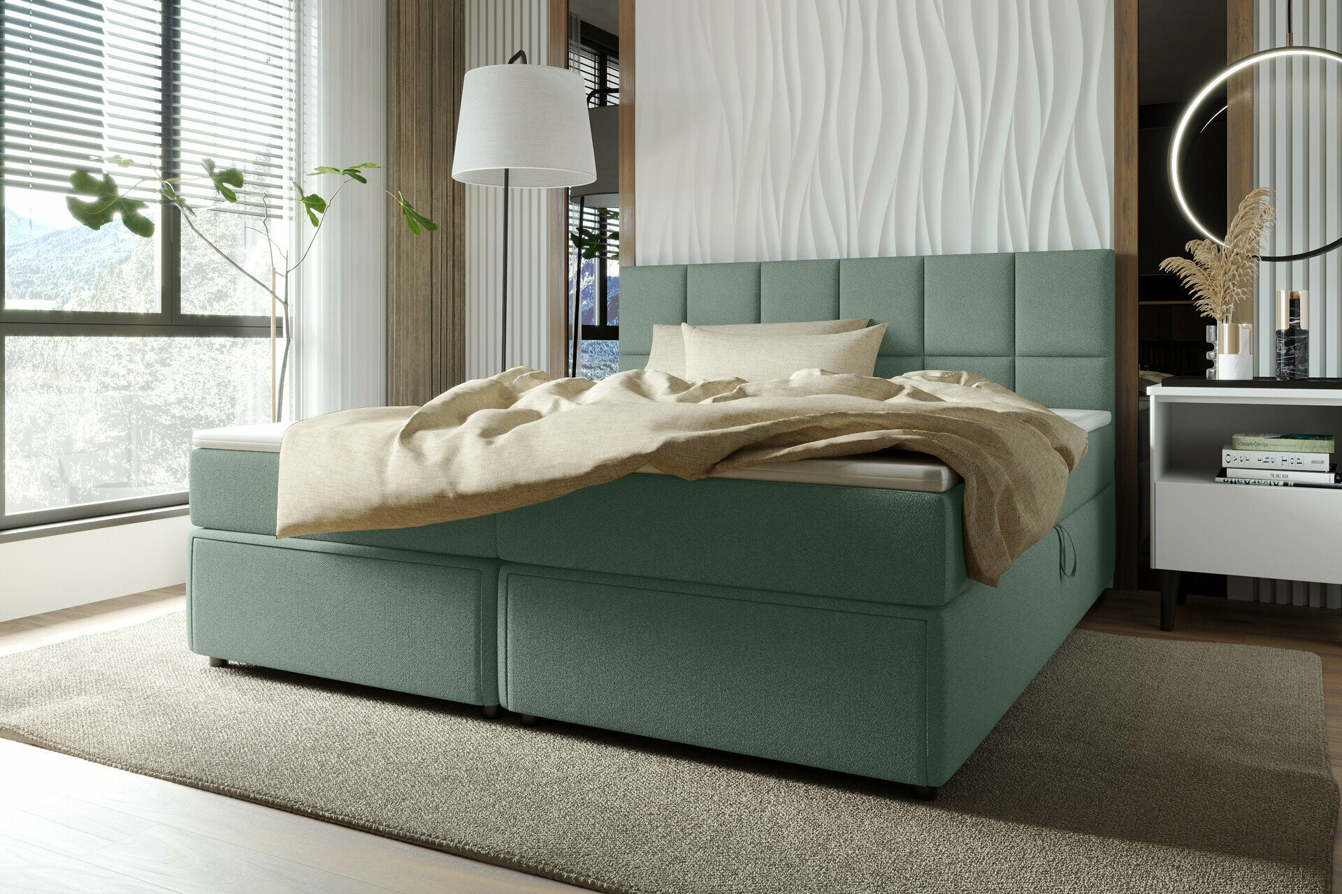 Boxspringbett, Garda