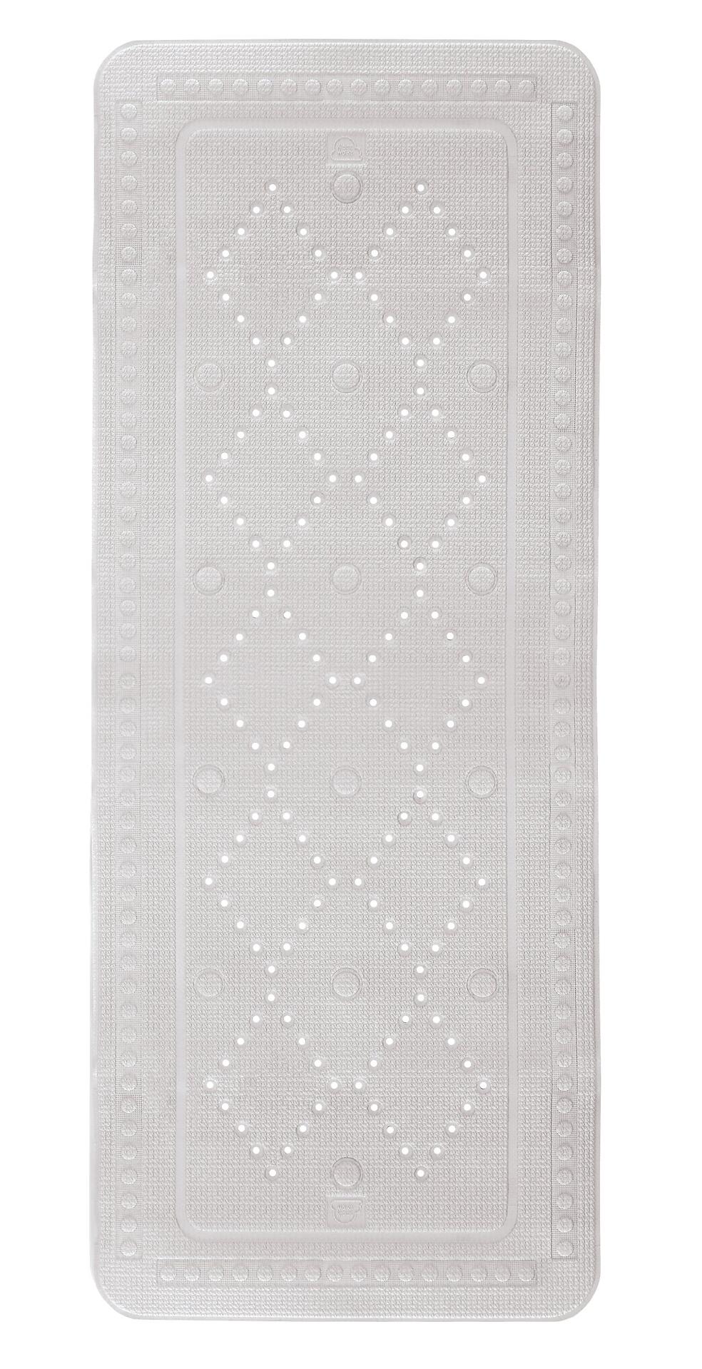 Akupressur-Badmatte Arosa aus PVC mit rauer Oberfläche und wellenförmigen Rändern.