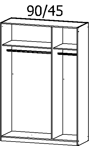 Drehtürenschrank, Celle