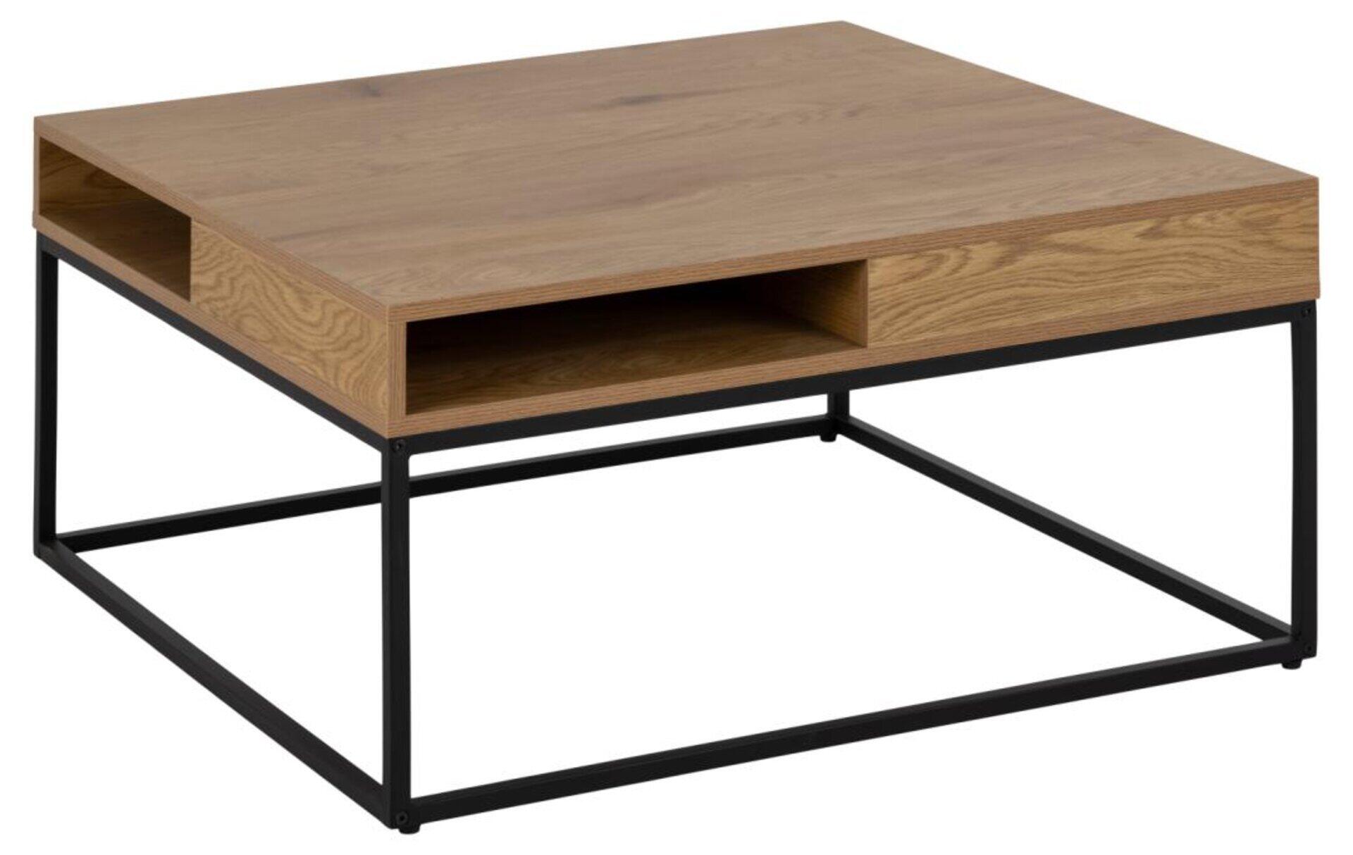 Actona Braun Couchtisch, Willford – Naturfarben – Ca. 80X40x80cm