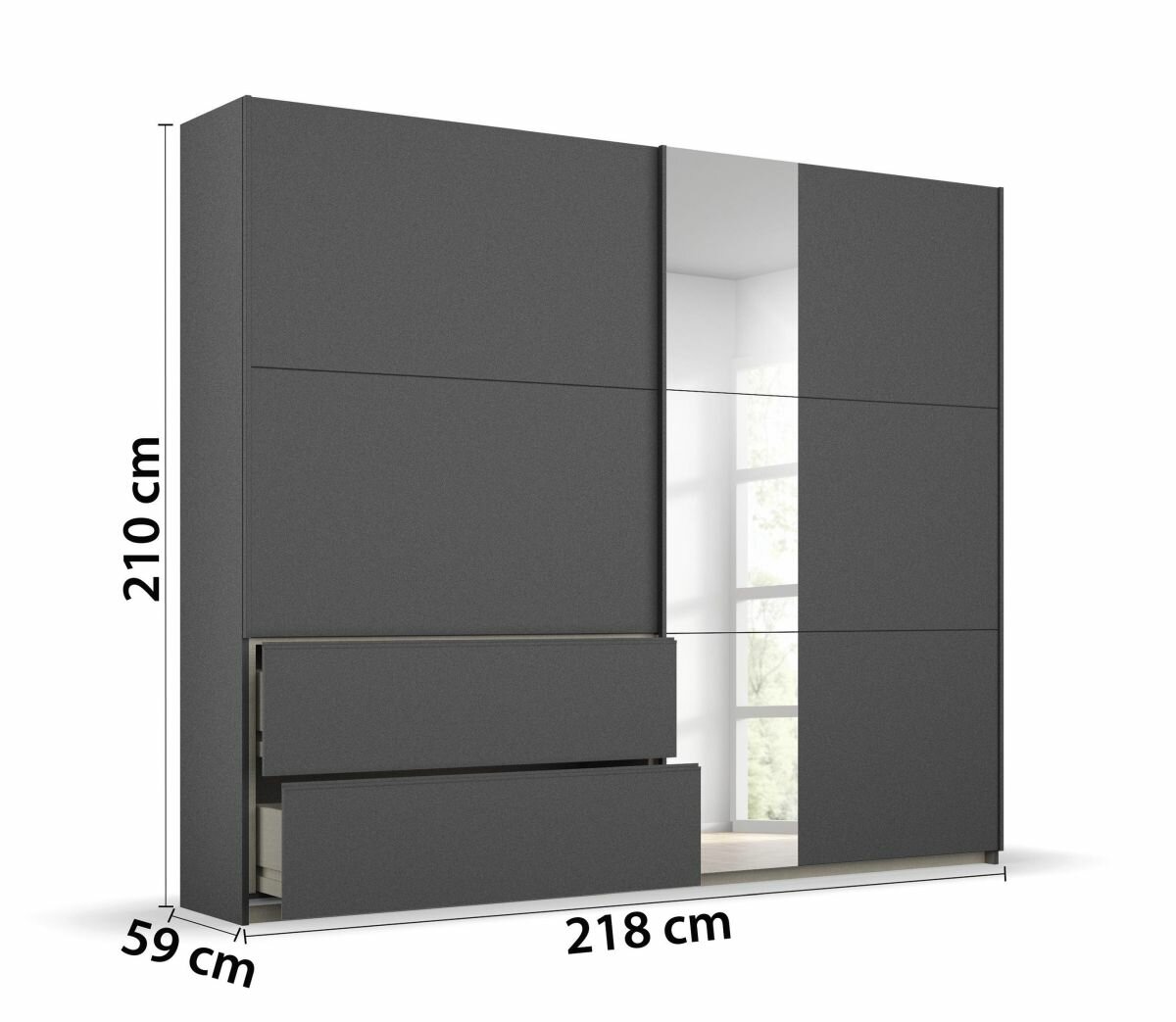Schwebetürenschrank, Sevilla