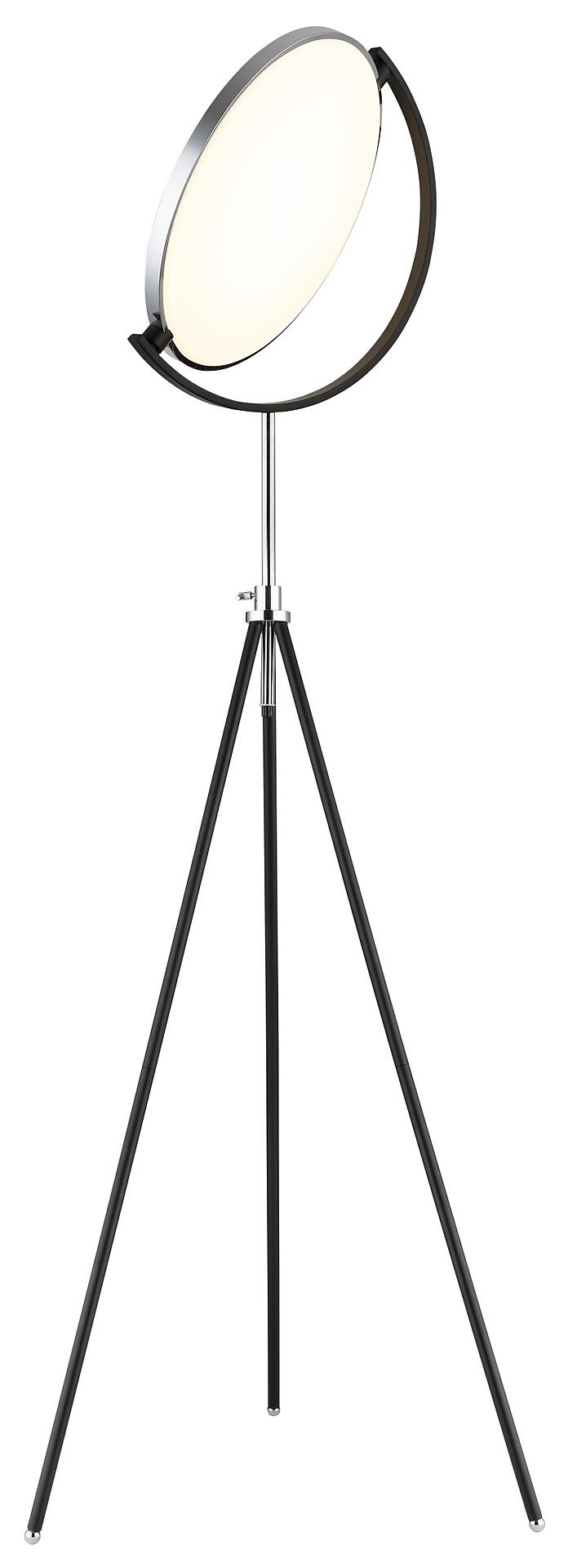 Stehleuchte, STEHLEUCHTE METALL SCHWARZ MATT, 1XLED