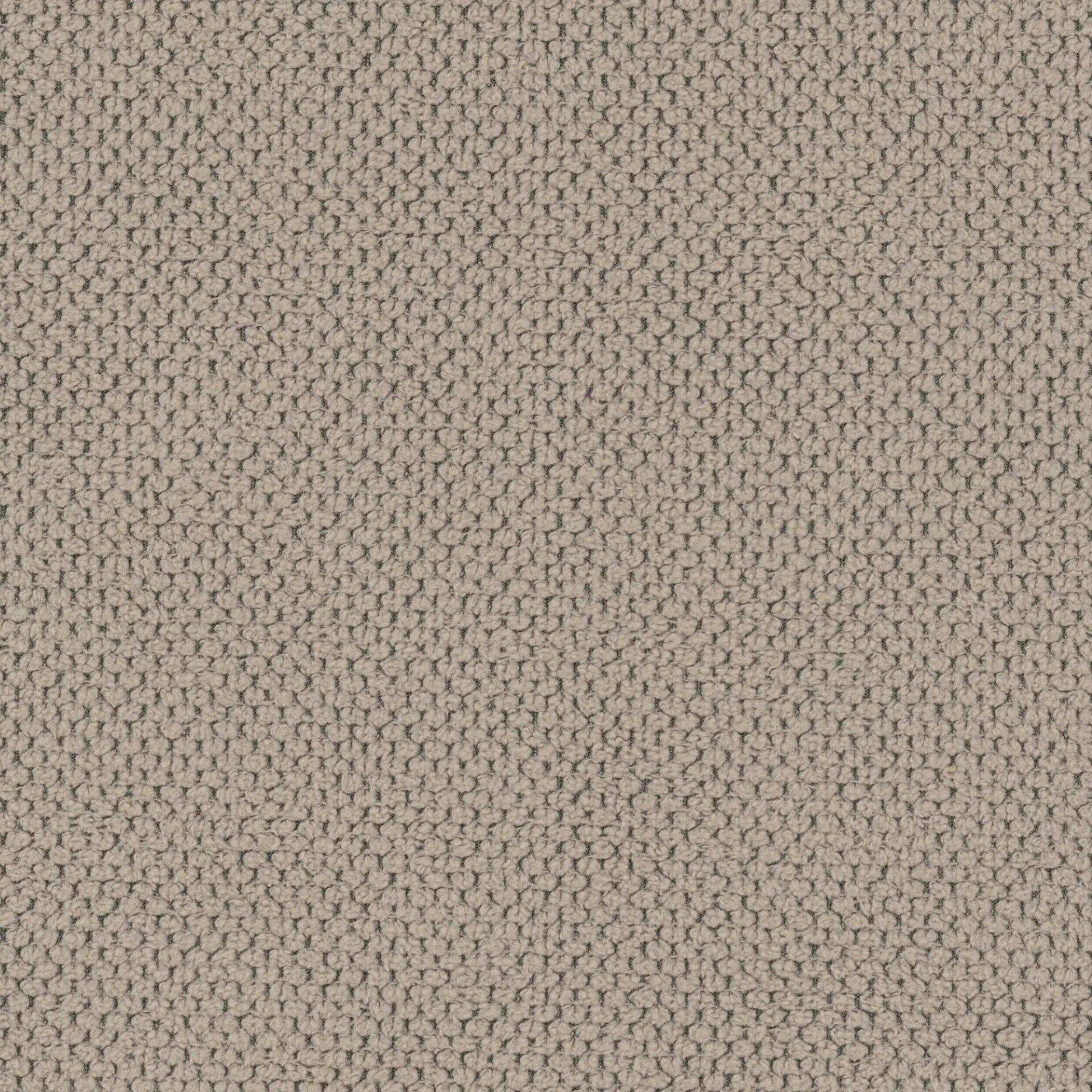 Nahaufnahme der strukturierten Stoffoberfläche des Ecksofas Combo in hellbeige.