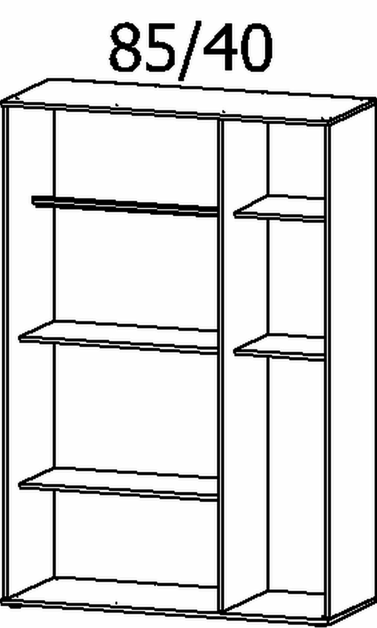 Drehtürenschrank, Twin
