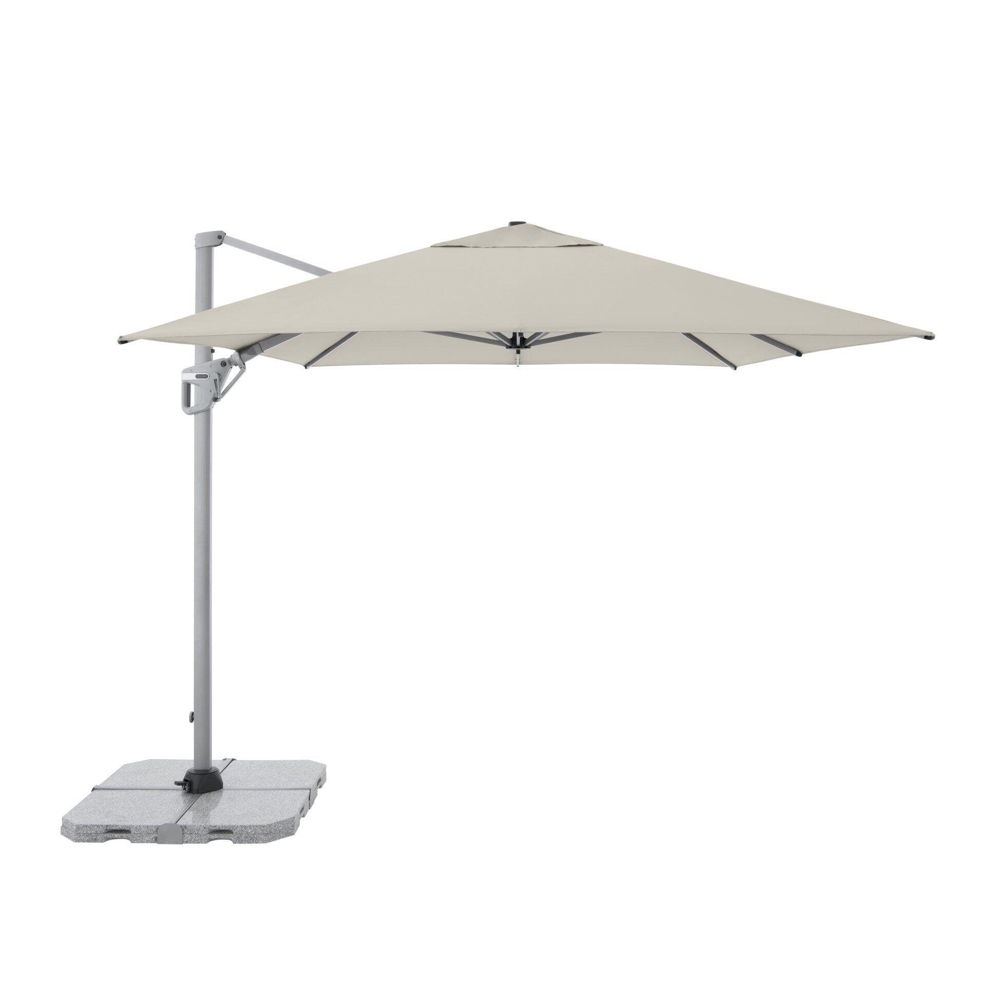 Doppler H.würflingsdobler Braun Sonnenschirm, Active – Naturfarben – Ca. 260X0x350cm
