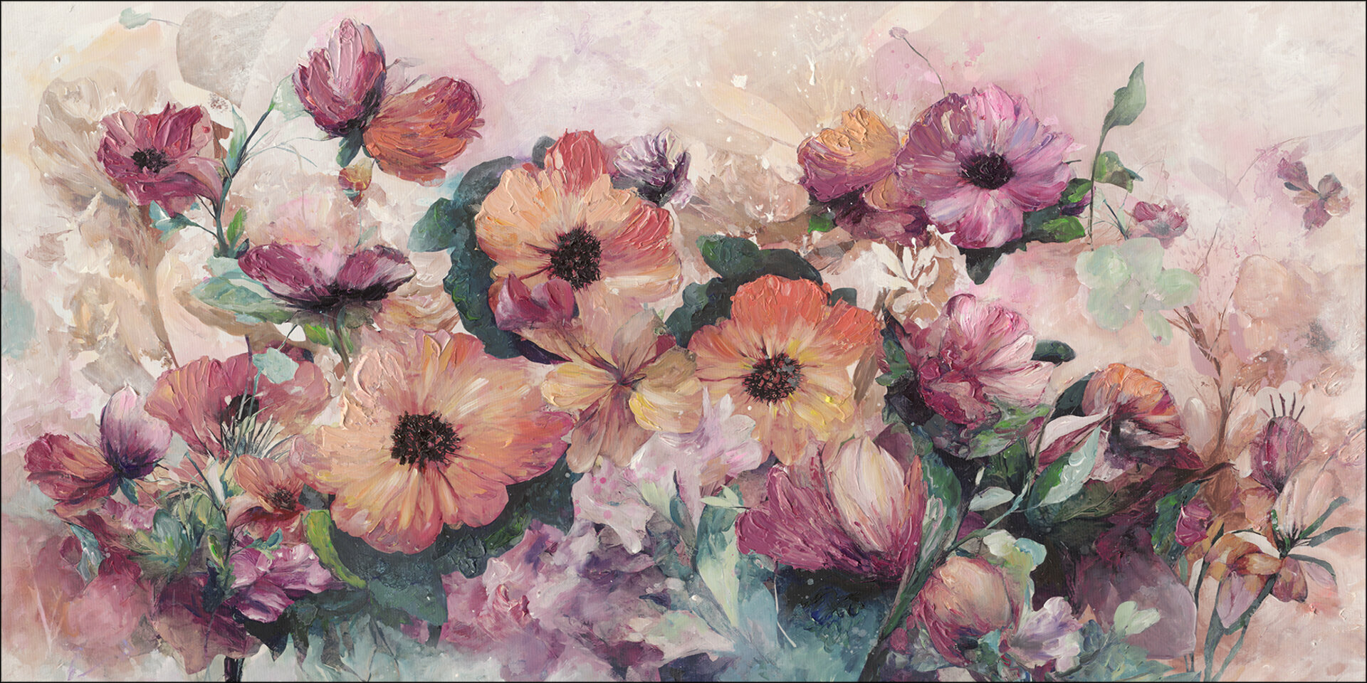 Handpainting, Colored Flowers I