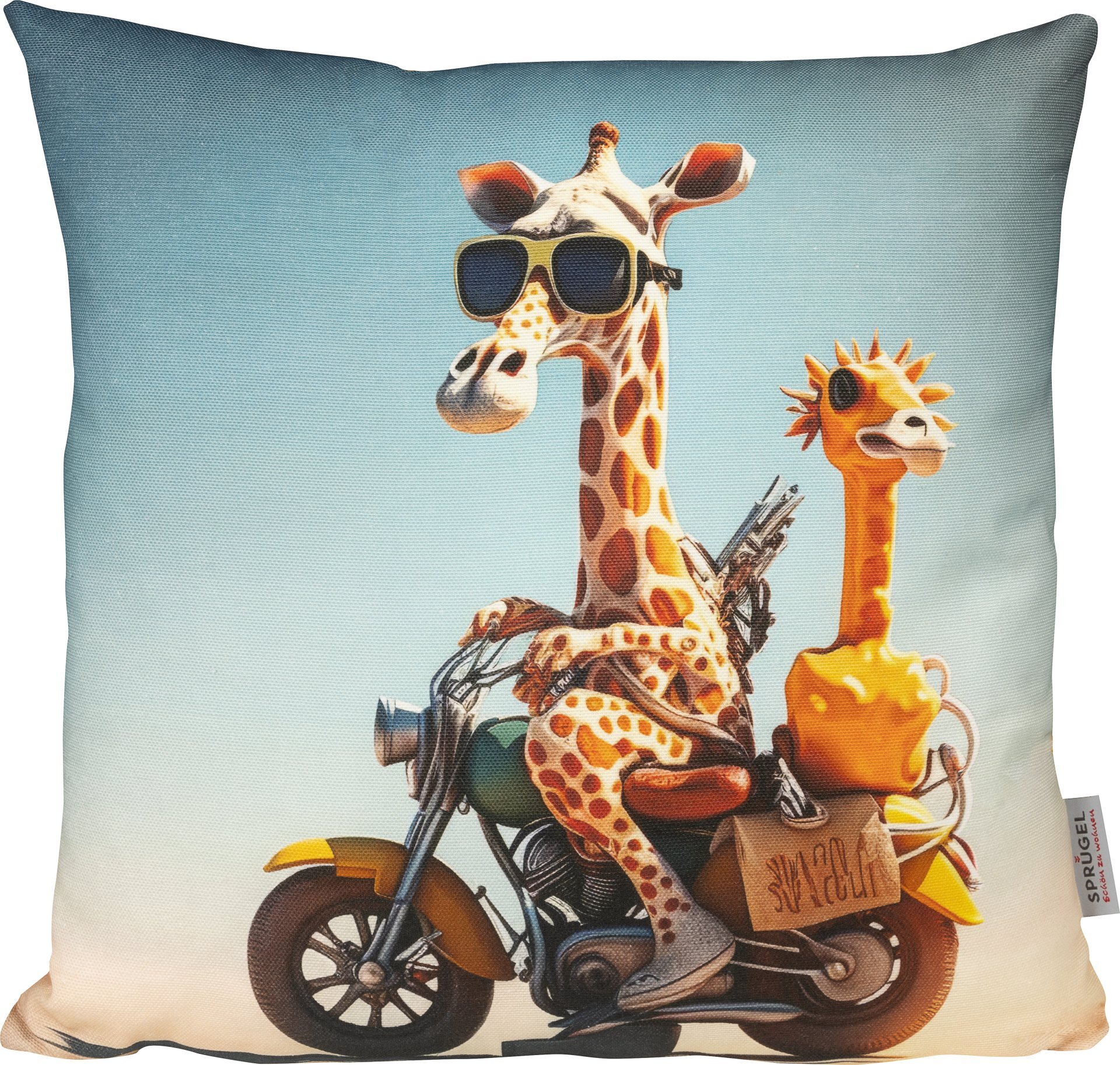Kissenhülle, Giraffe Safari