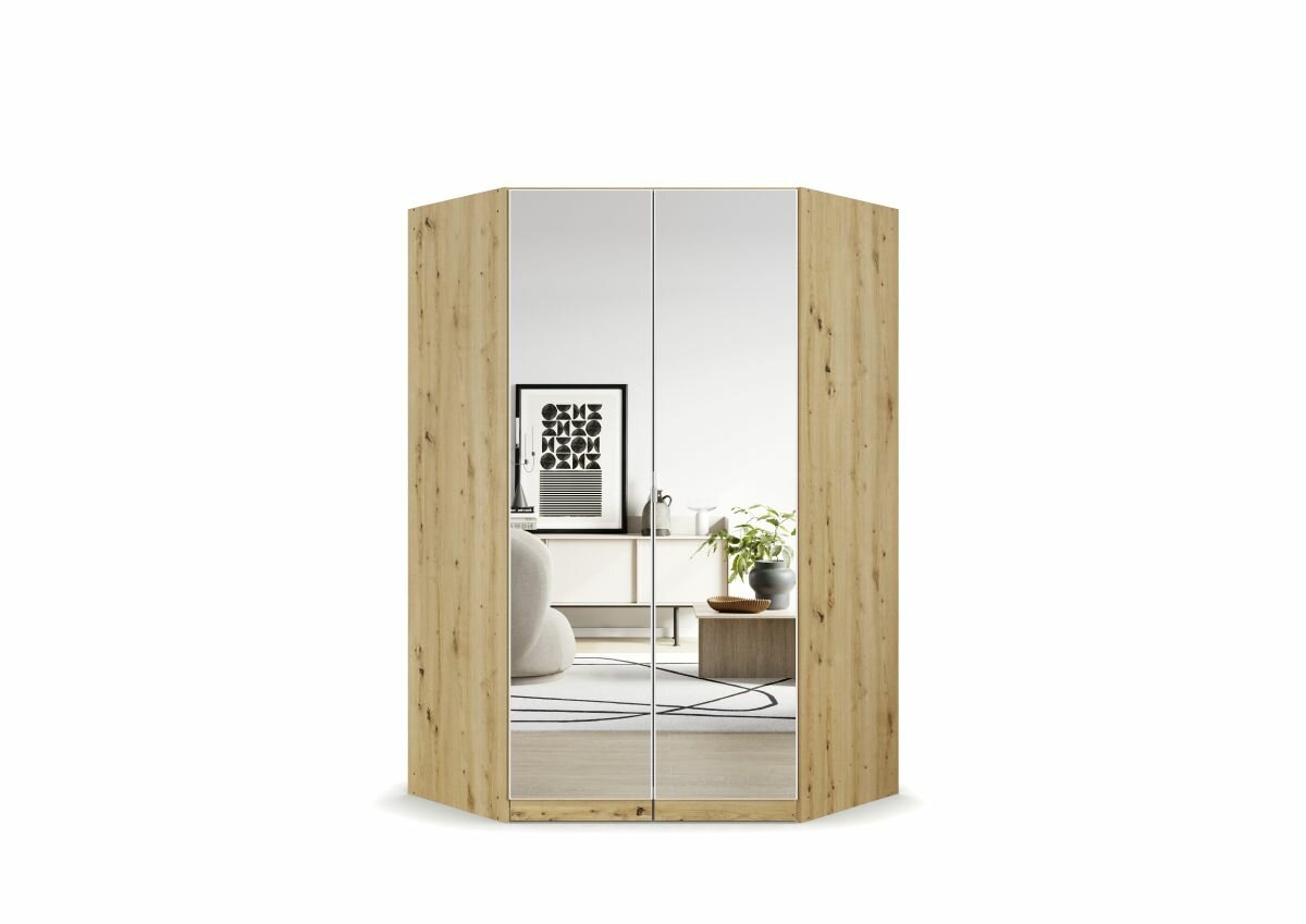 Drehtüren-Eckschrank, Celle
