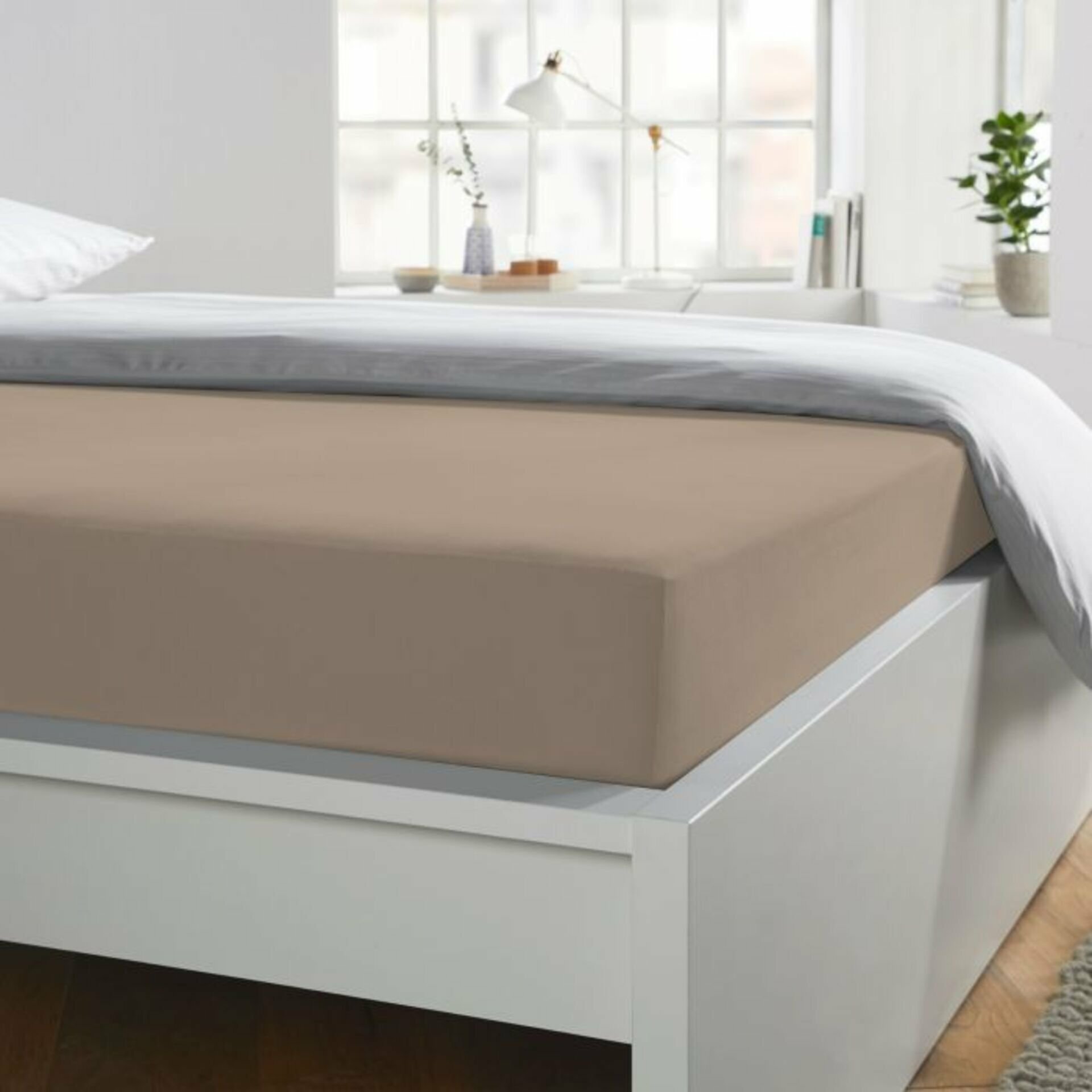 Mako-Jersey Spannbetttuch