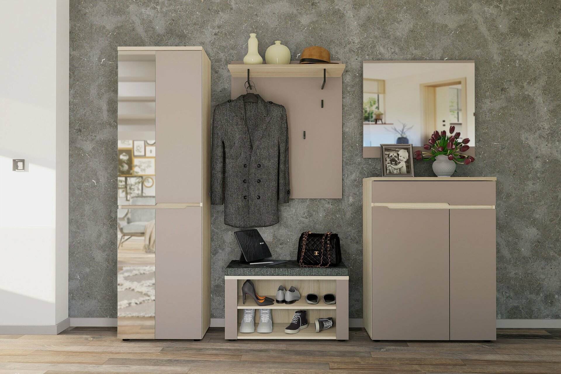 Garderoben-Kombi, Boston-G