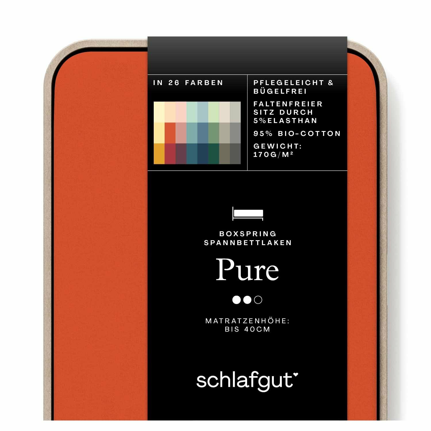 Pure Boxspring Spannbettlaken