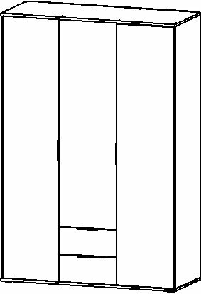 Drehtürenschrank, Twin