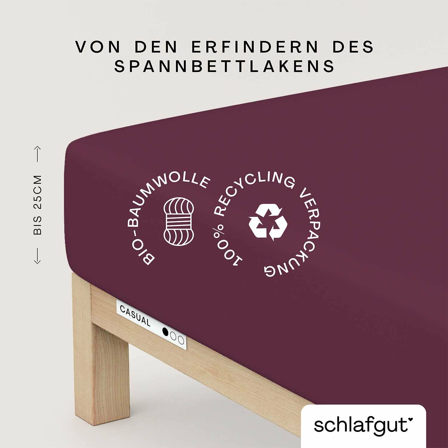 Spannbettlaken, Casual