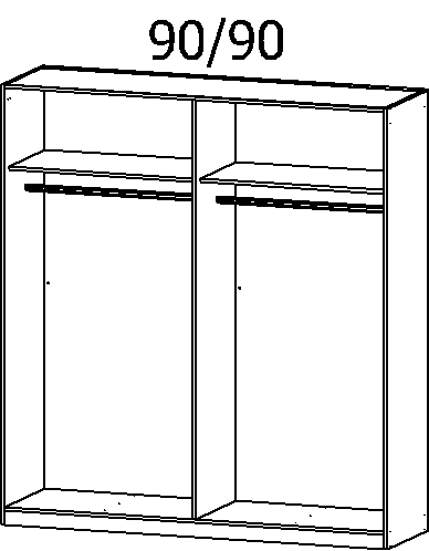 Drehtürenschrank, Reflect