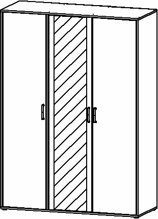 Drehtürenschrank, Voyager