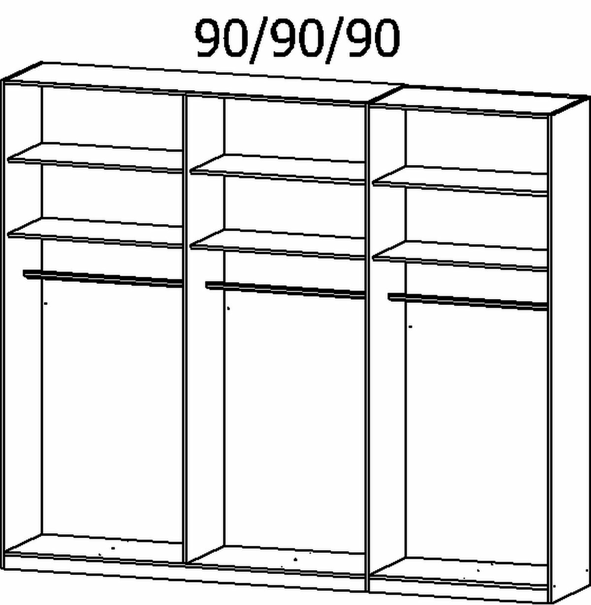 Drehtürenschrank, Alabama