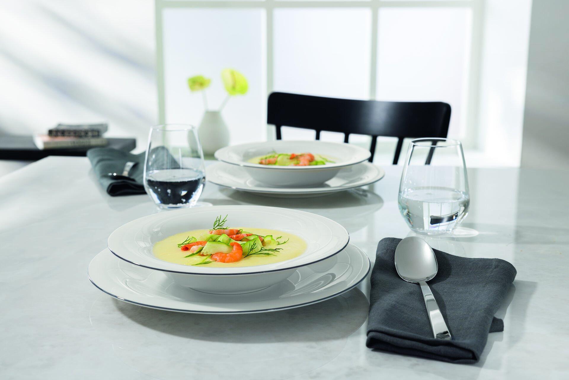 Tafelset 12tlg., Grey Lines