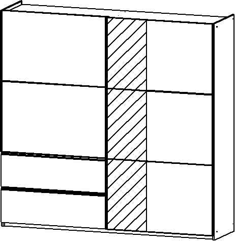 Schwebetürenschrank, Sevilla